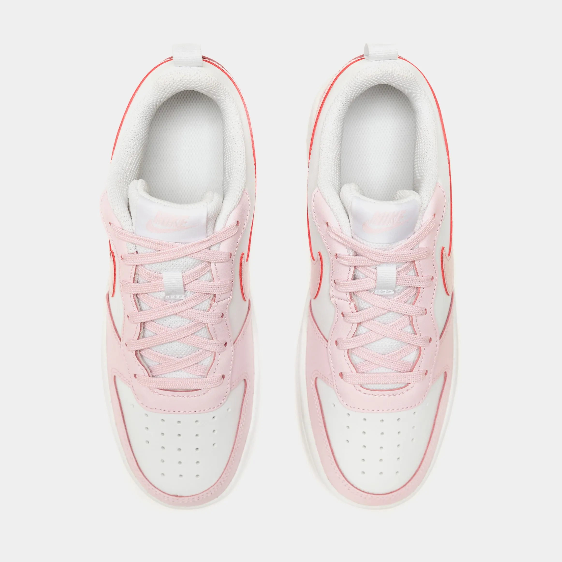 Court Borough Low 2 SE Grade School Lifestyle Shoes (Pink/White)