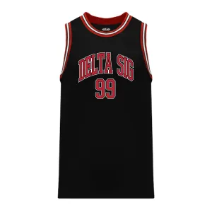 Delta Sig Black Basketball Jersey