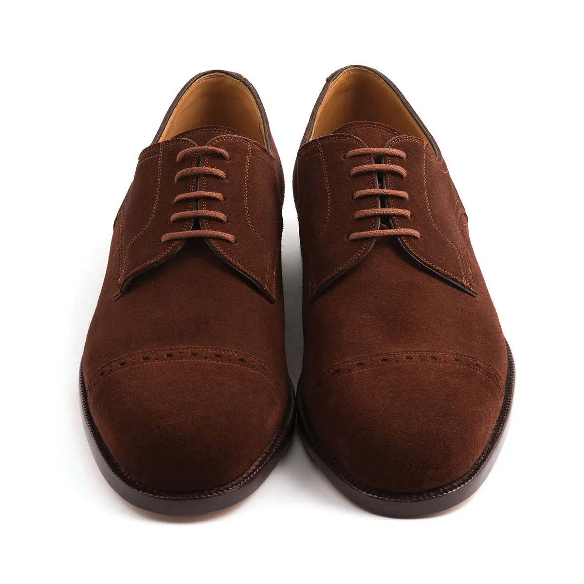 DERBY PLAIN FIVE EYELETS WITH TOE CAP