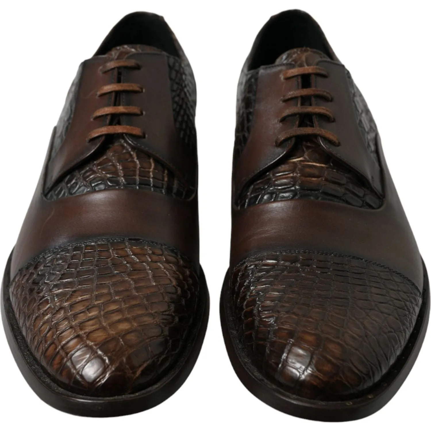 Dolce & Gabbana Elegant Textured Leather Oxford Dress Shoes