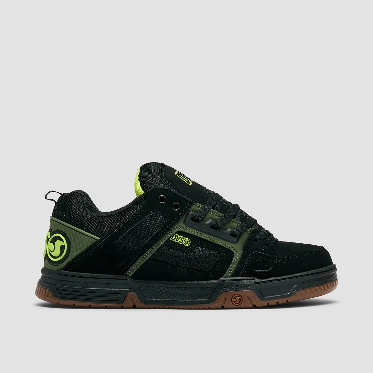 DVS Comanche Shoes - Black/Olive/Gum Nubuck