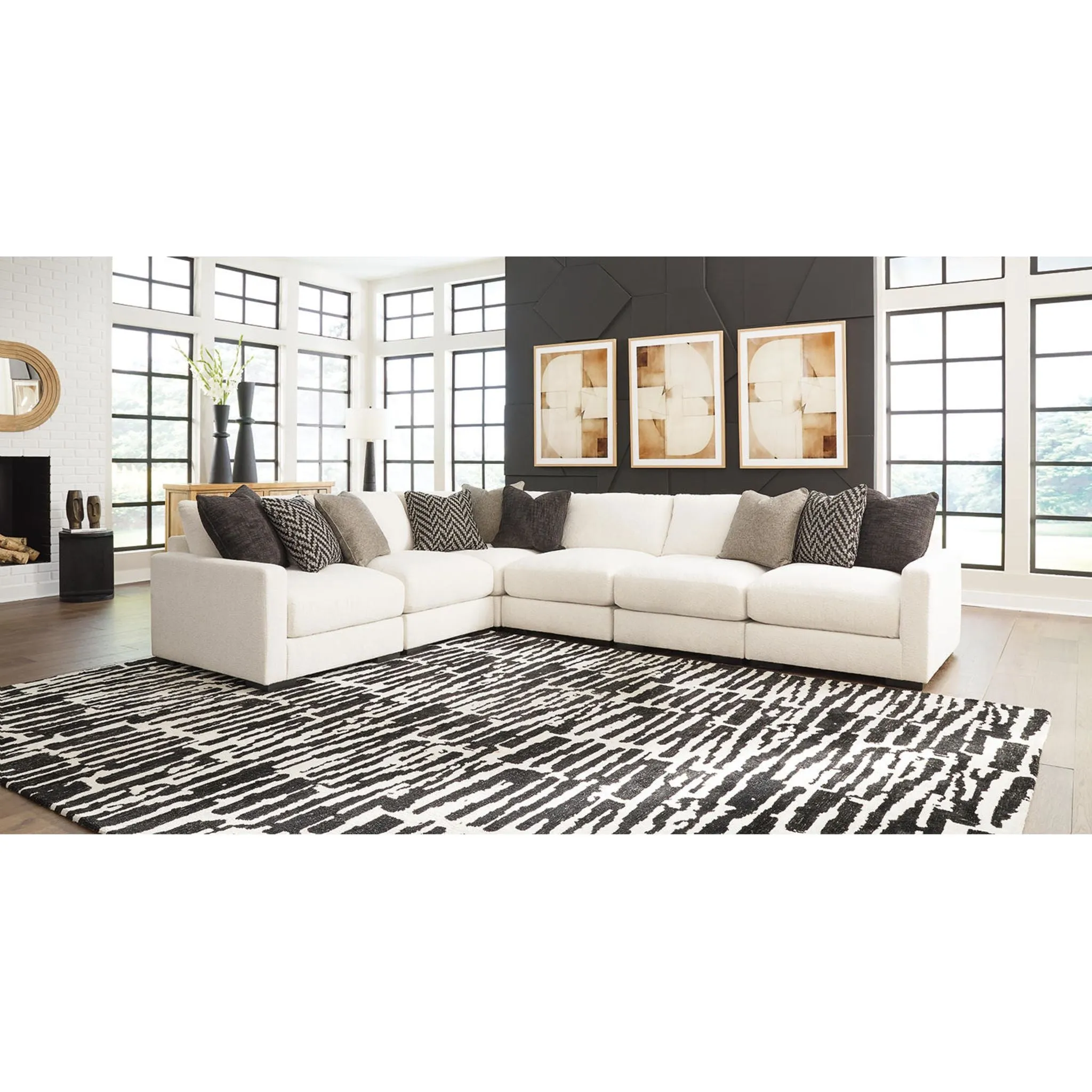 Elissa Court-Exclusive 6 Piece Modular Sectional