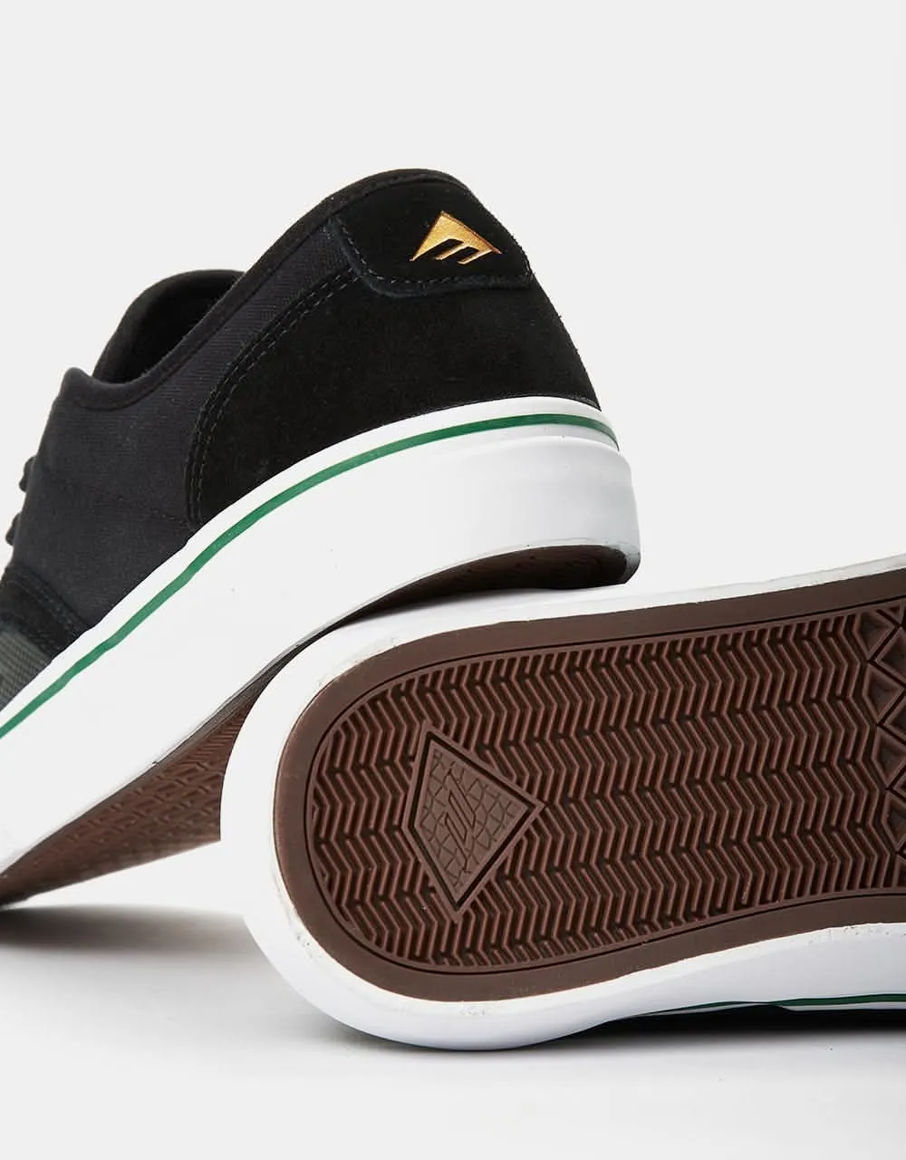 Emerica Provost G6 Skate Shoes - Black/White/Gold