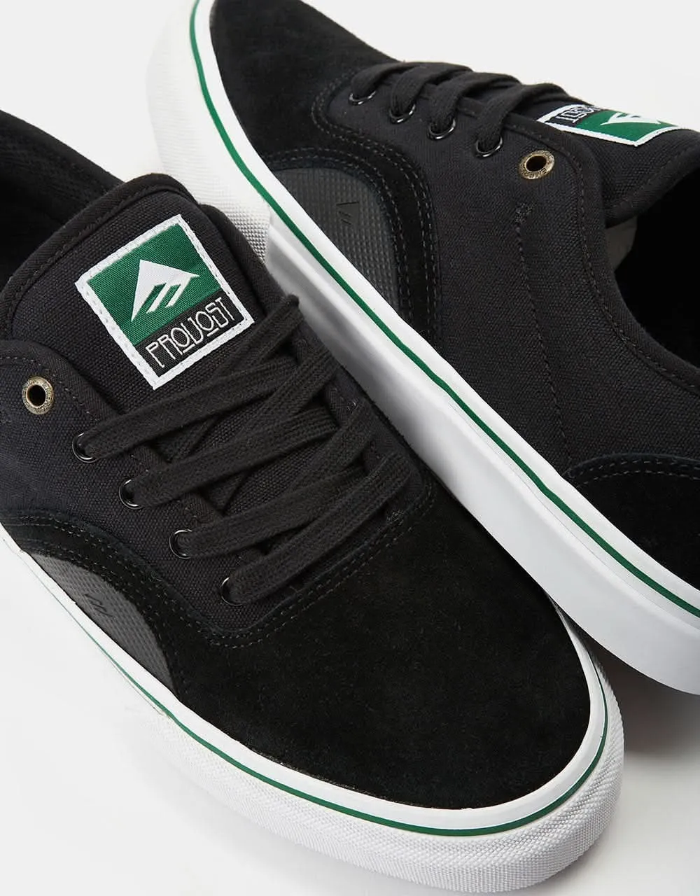 Emerica Provost G6 Skate Shoes - Black/White/Gold