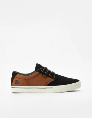 Etnies Jameson 2 Eco Skate Shoes - Black/Tan/Orange