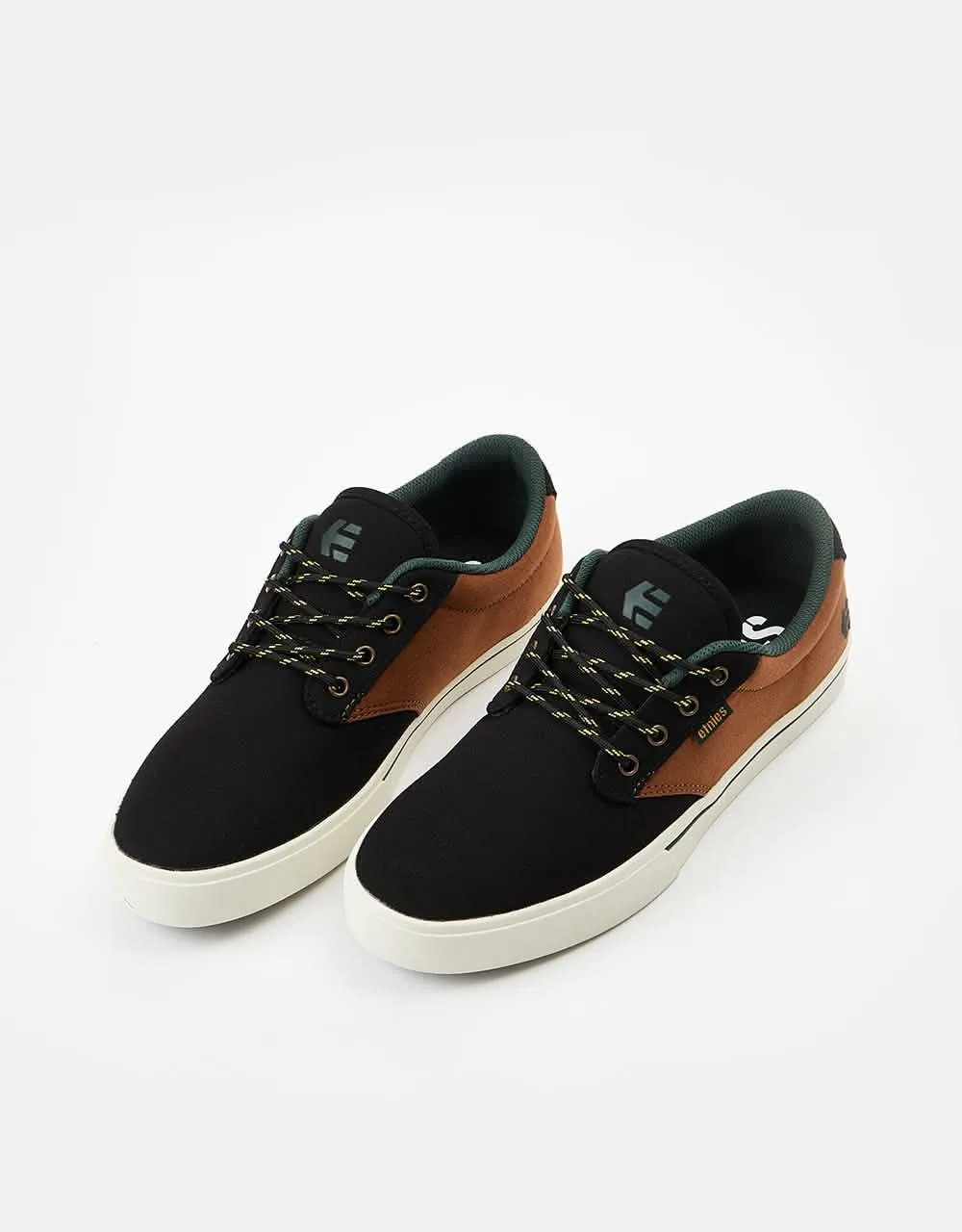 Etnies Jameson 2 Eco Skate Shoes - Black/Tan/Orange