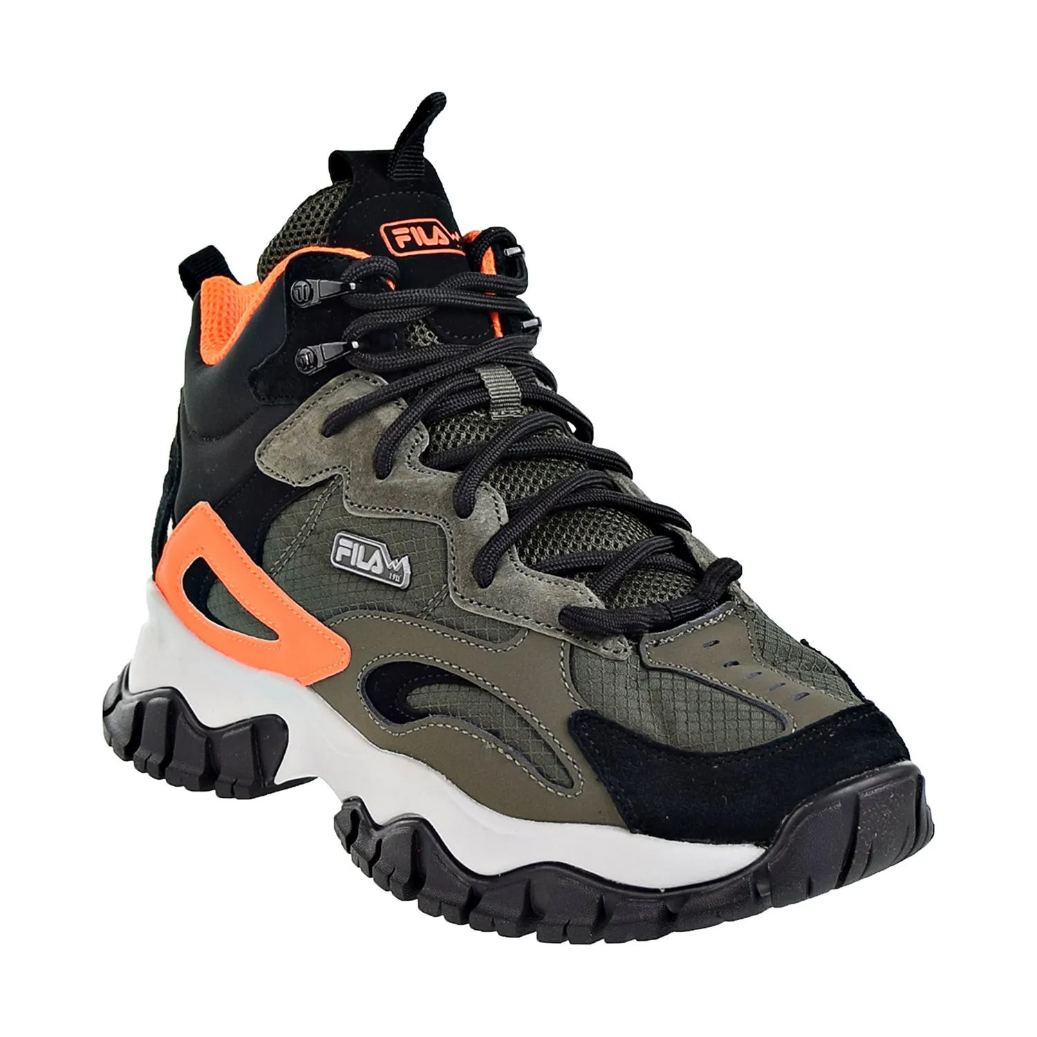 Fila Ray Tracer TR 2 Mid Men's Shoes Tarmac-Black-Shocking Orange