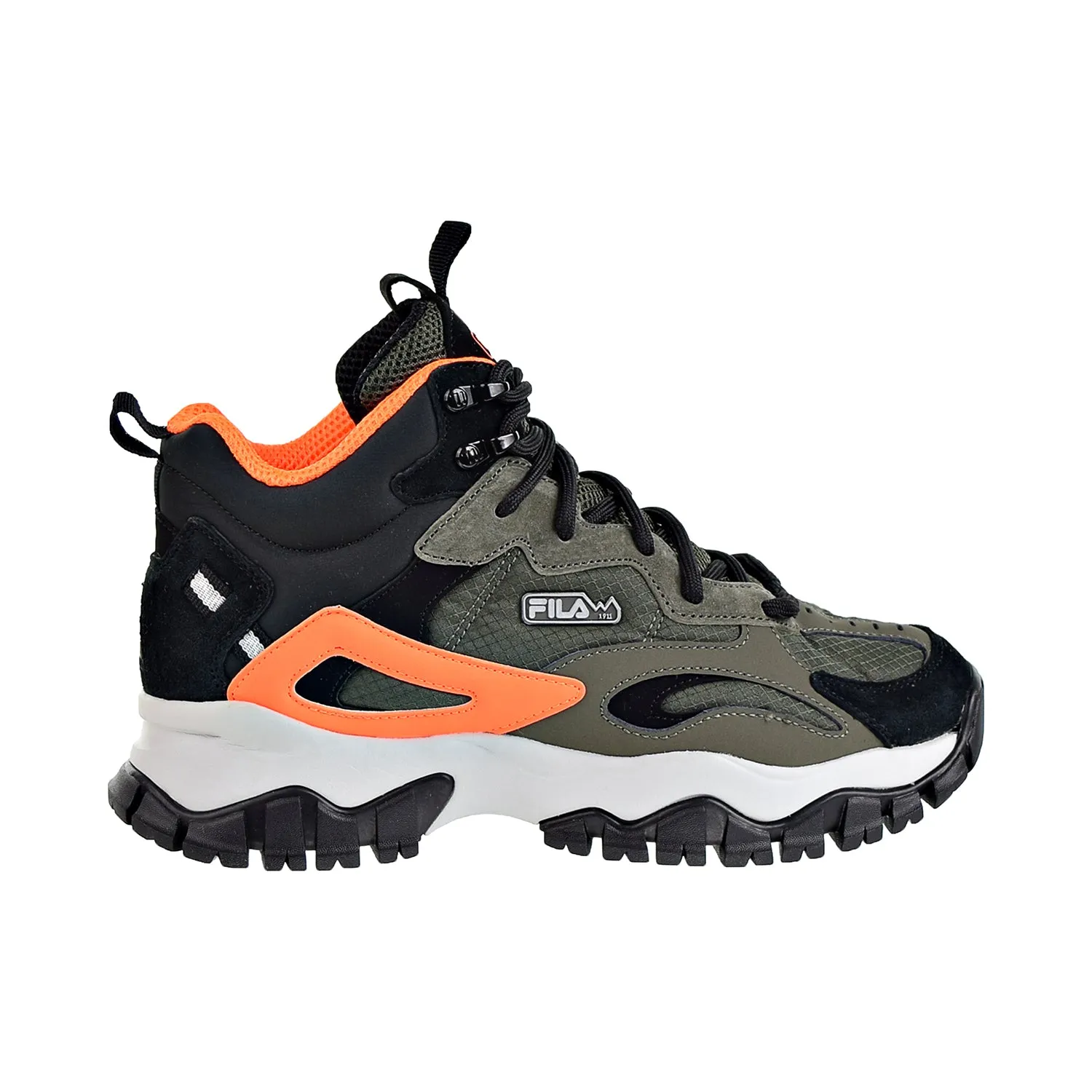 Fila Ray Tracer TR 2 Mid Men's Shoes Tarmac-Black-Shocking Orange