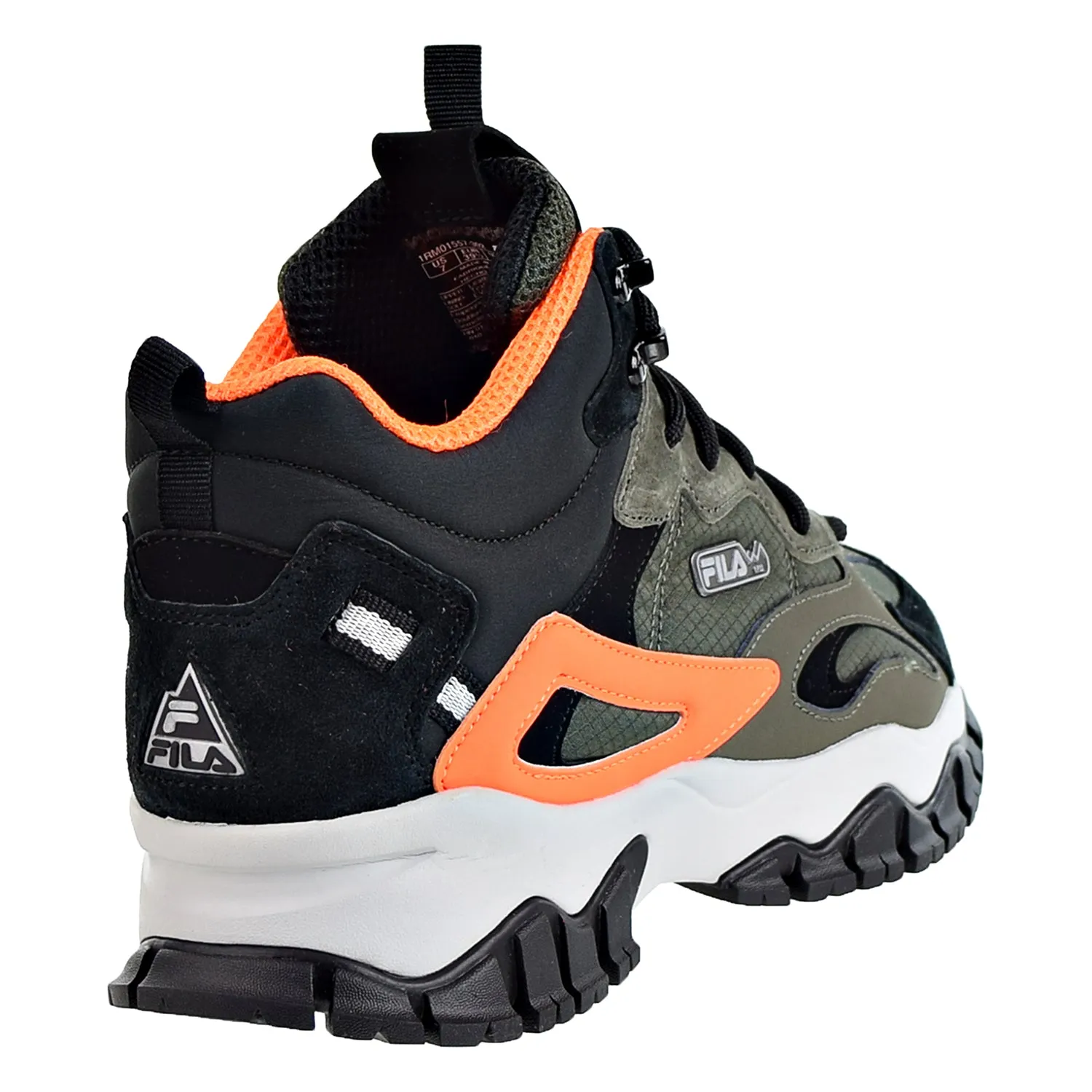 Fila Ray Tracer TR 2 Mid Men's Shoes Tarmac-Black-Shocking Orange