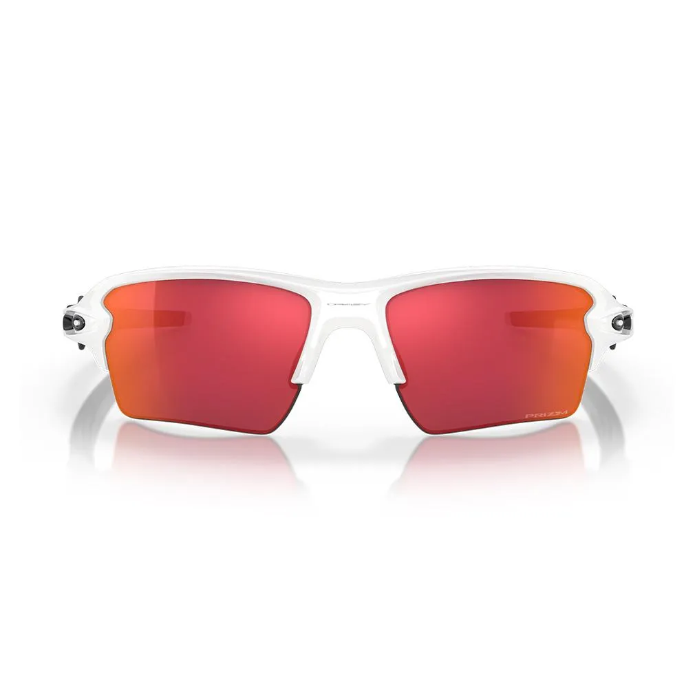 Flak® 2.0 XL Sunglasses Polished White and Prizm Field