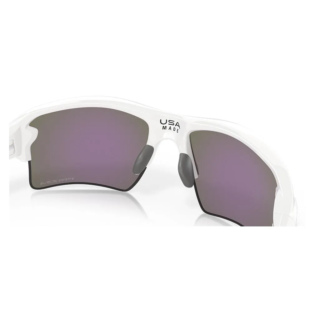 Flak® 2.0 XL Sunglasses Polished White and Prizm Jade