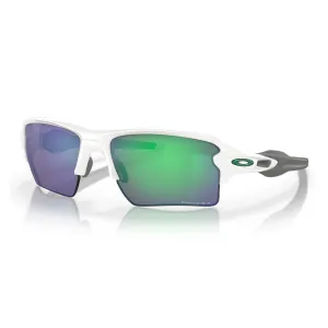 Flak® 2.0 XL Sunglasses Polished White and Prizm Jade