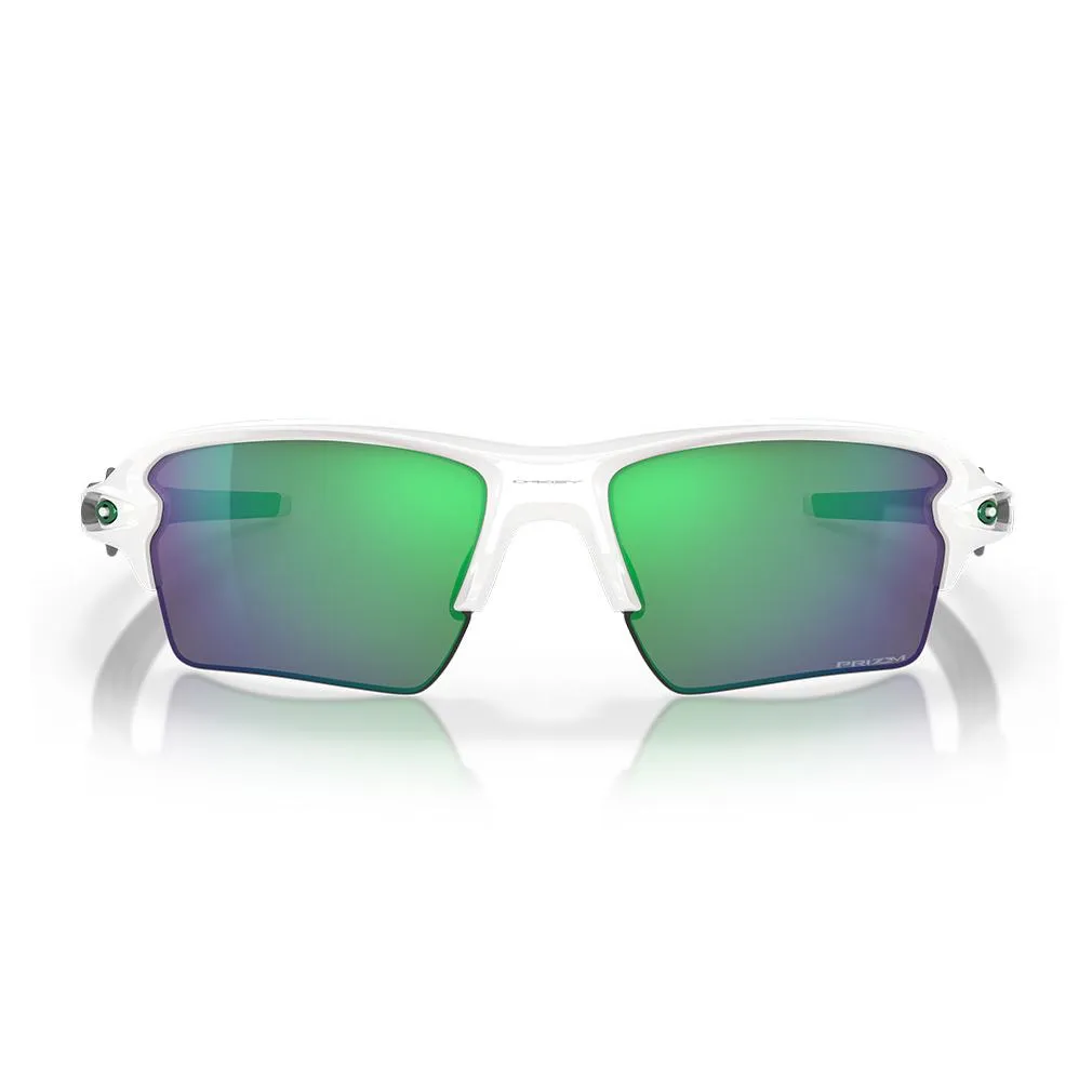 Flak® 2.0 XL Sunglasses Polished White and Prizm Jade