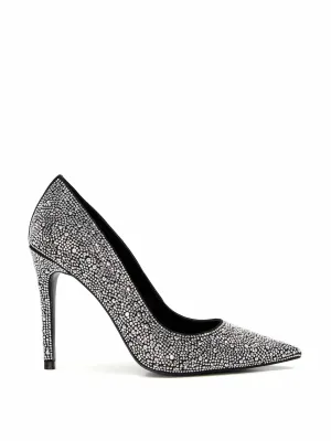 Heels embellished with crystals