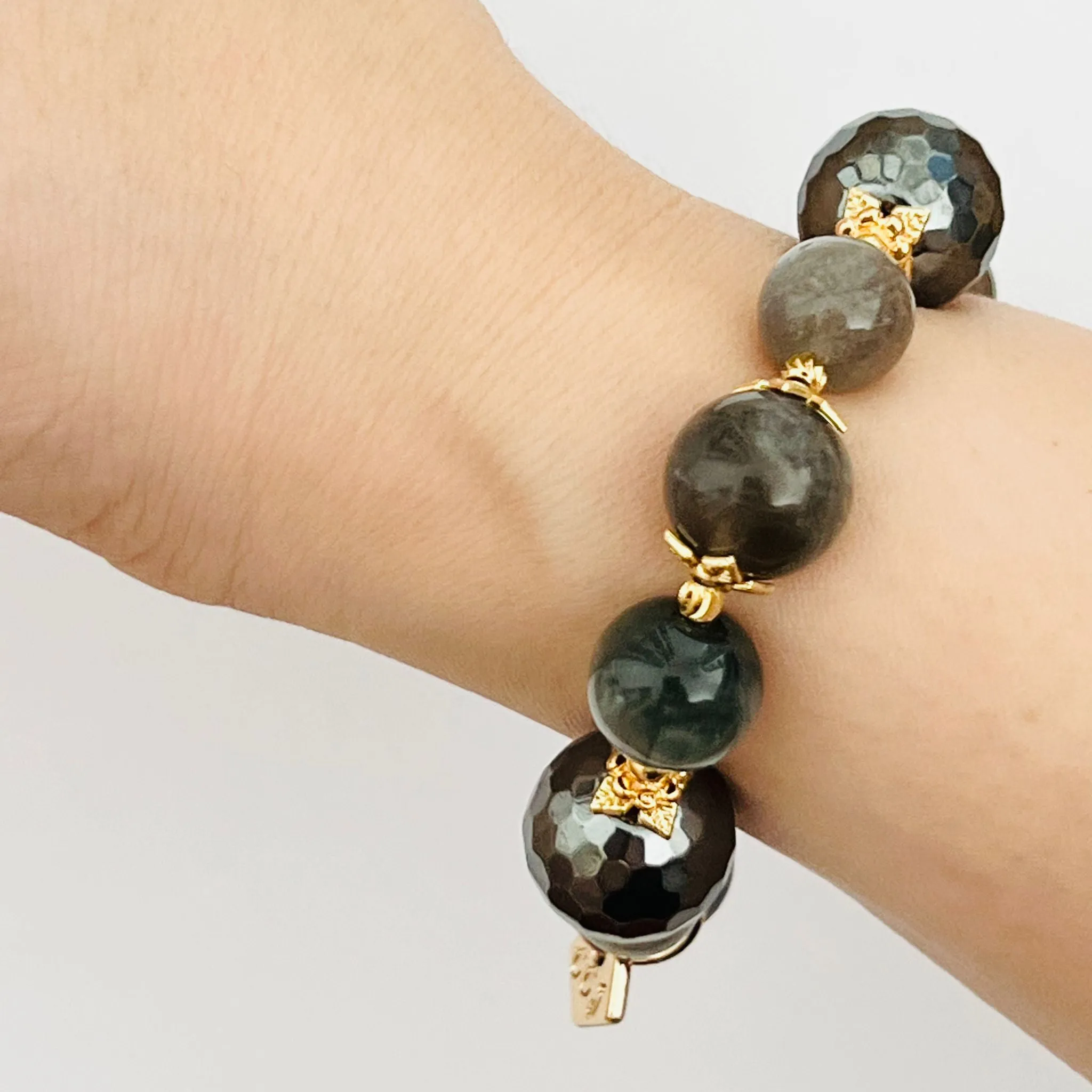 Hematite Courage Bracelet