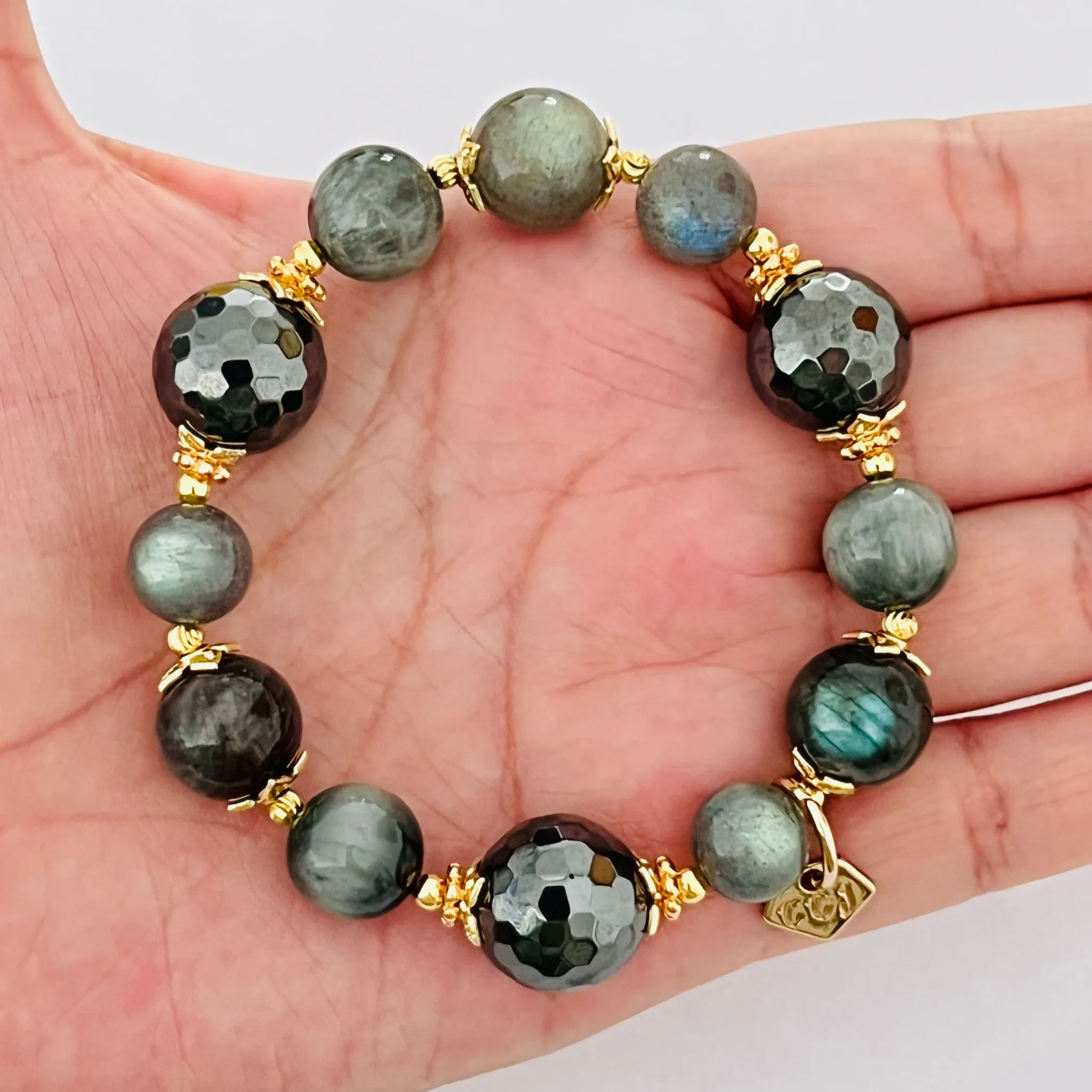 Hematite Courage Bracelet