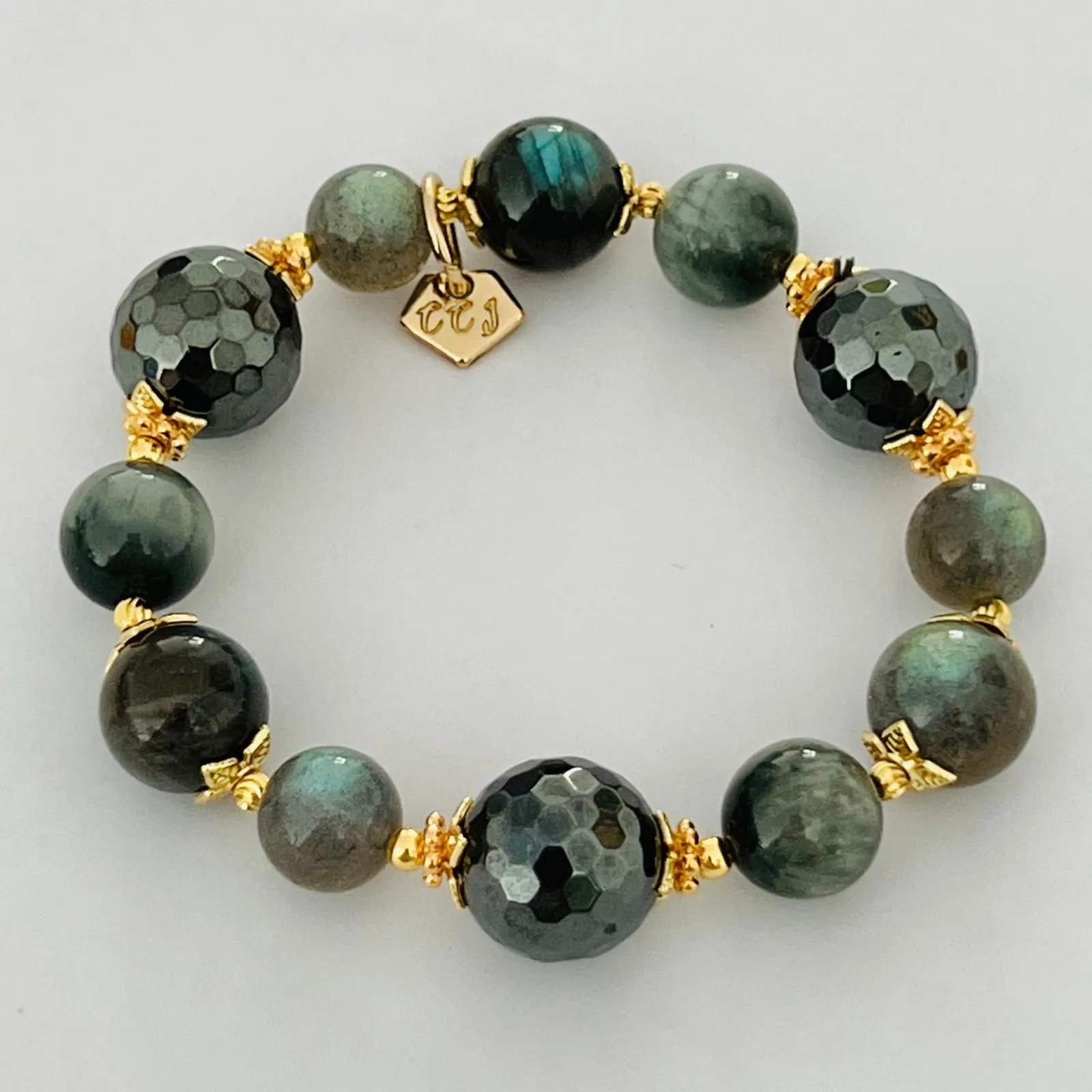 Hematite Courage Bracelet