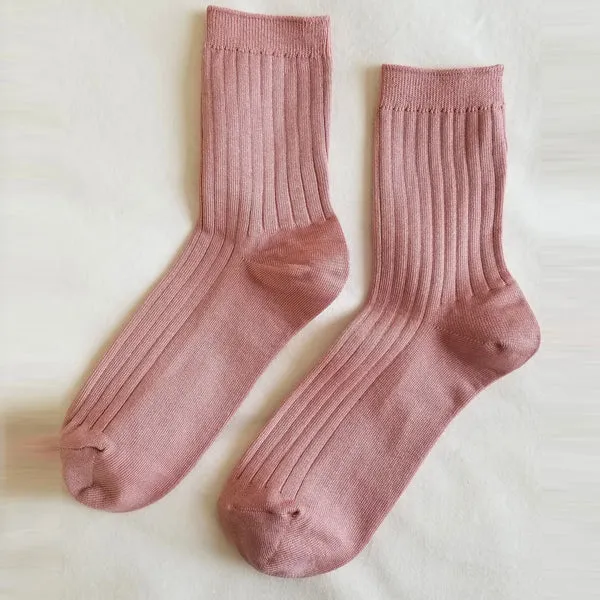 Her Socks - Desert Rose