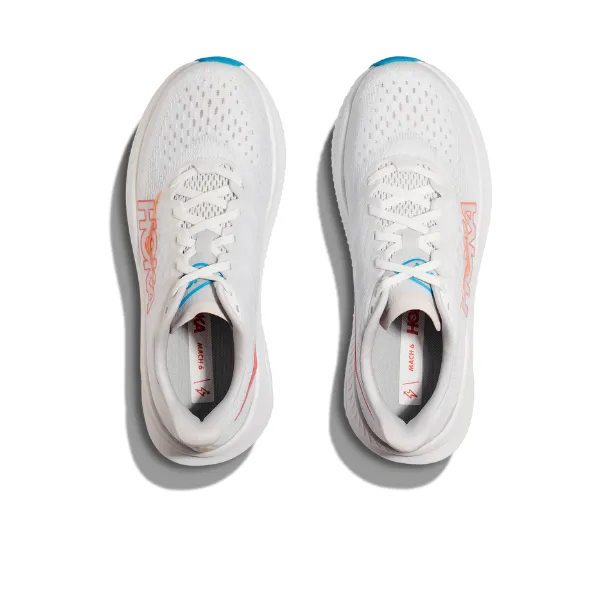 HOKA Women's Mach 6 (Medium Width) White