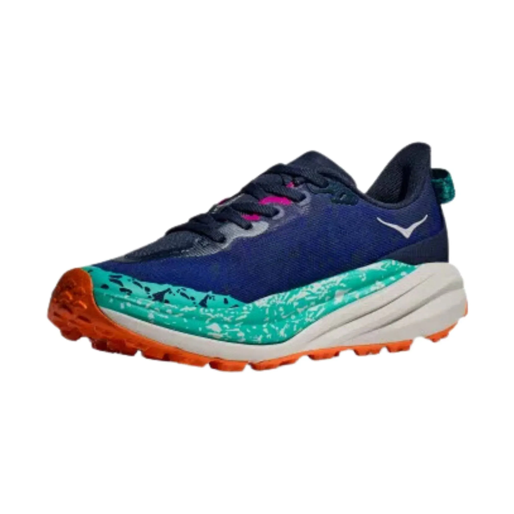 HOKA Women's Speedgoat 6 Trail Running Shoes - Midnight/Meteor