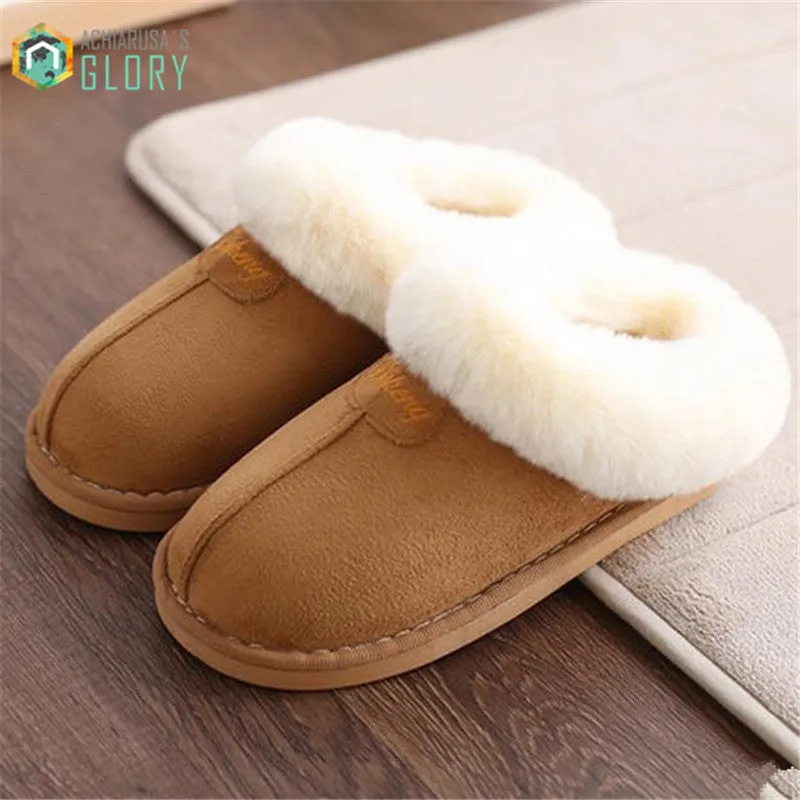 Home slippers women plush Slipppers Australia UG style female house Indoor man Bathroom slippers solid Adult pantufa CTSLP-162