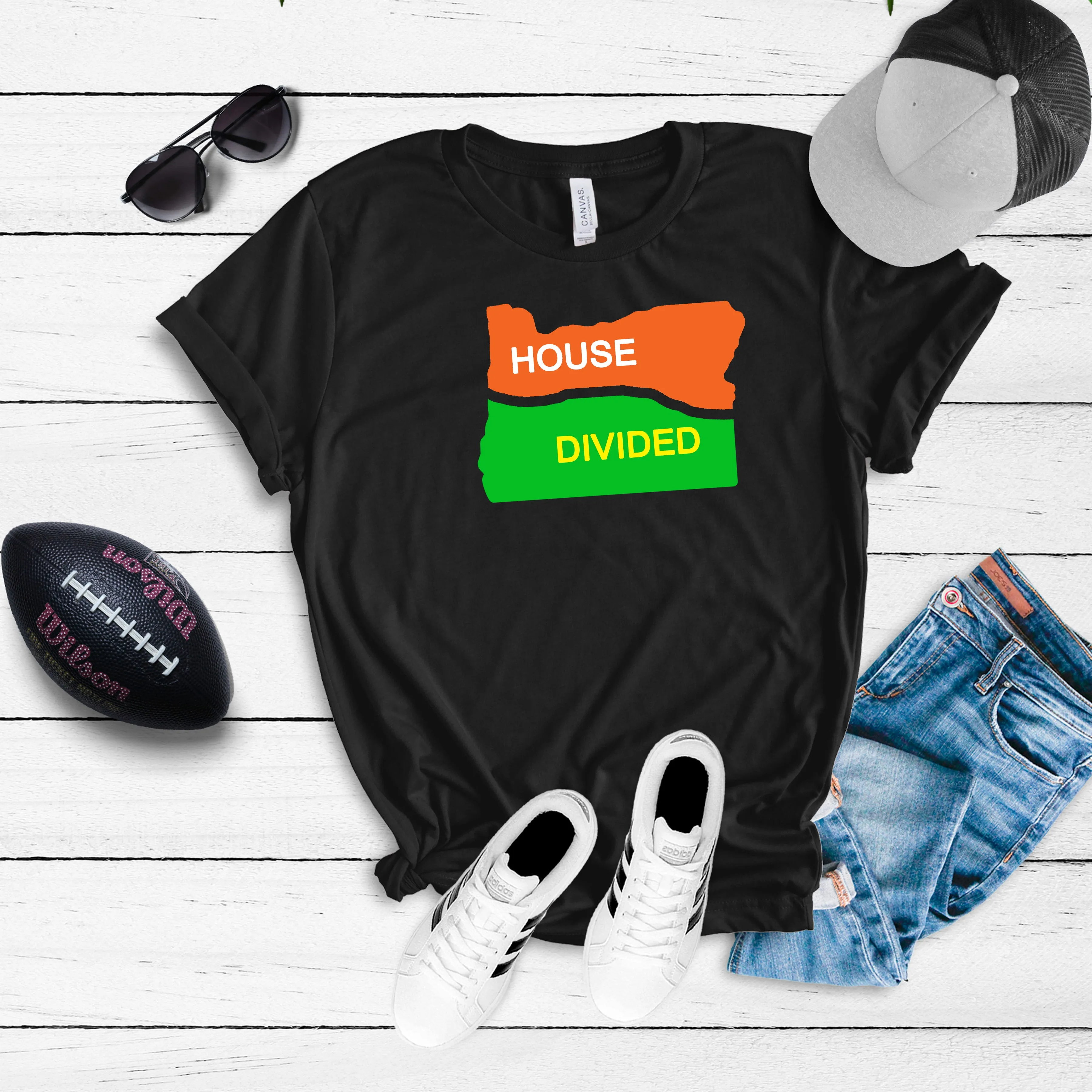 House Divided Oregon Short Sleeve Shirt