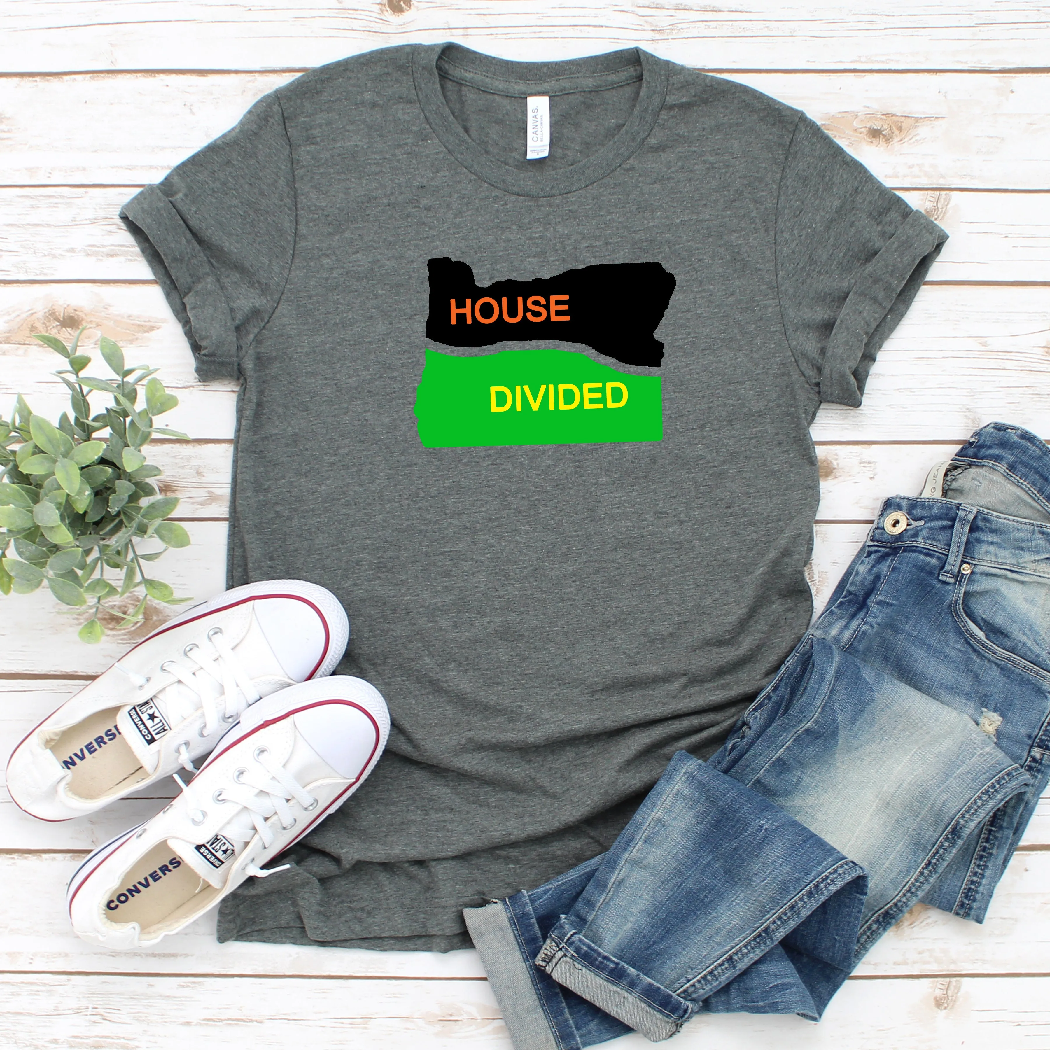 House Divided Oregon Short Sleeve Shirt