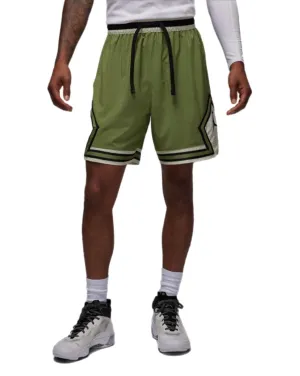 Jordan Dri-Fit Woven Diamond Shorts - Sky Olive / Sea Glass - Black