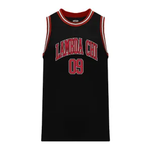 Lambda Chi Black Basketball Jersey