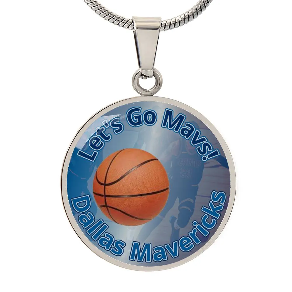 Let's Go Mavs! Necklace