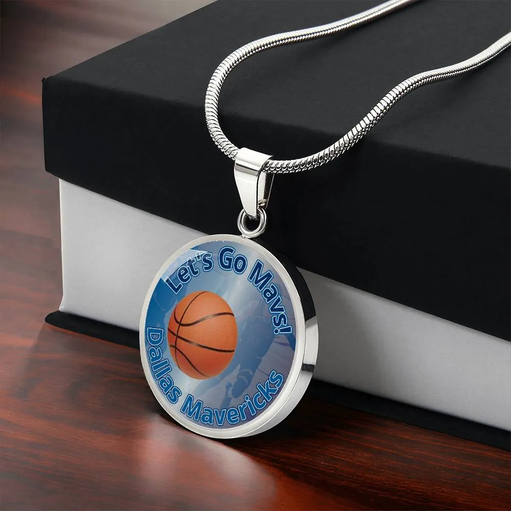 Let's Go Mavs! Necklace