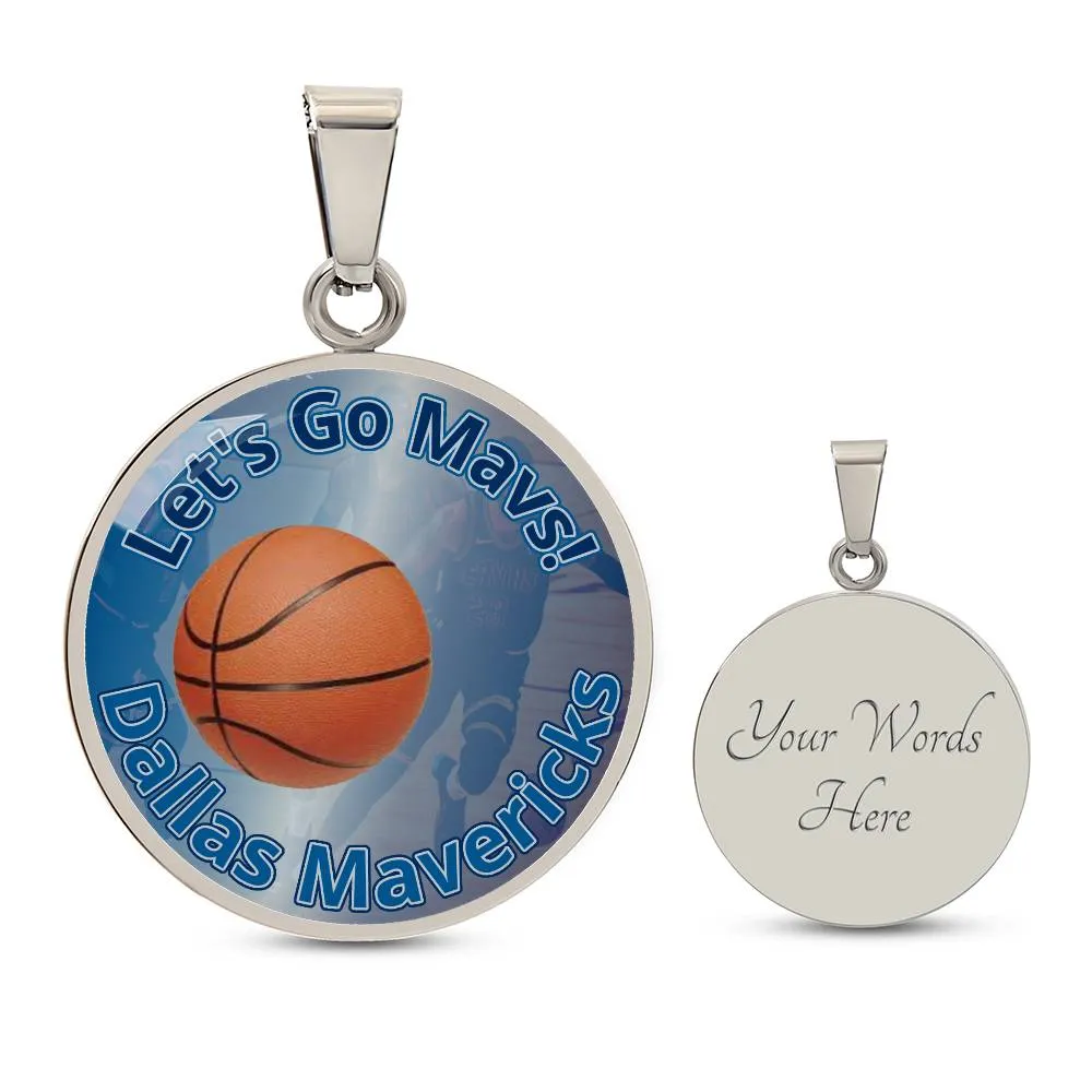 Let's Go Mavs! Necklace