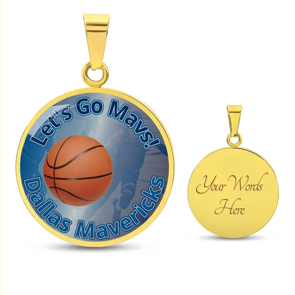 Let's Go Mavs! Necklace