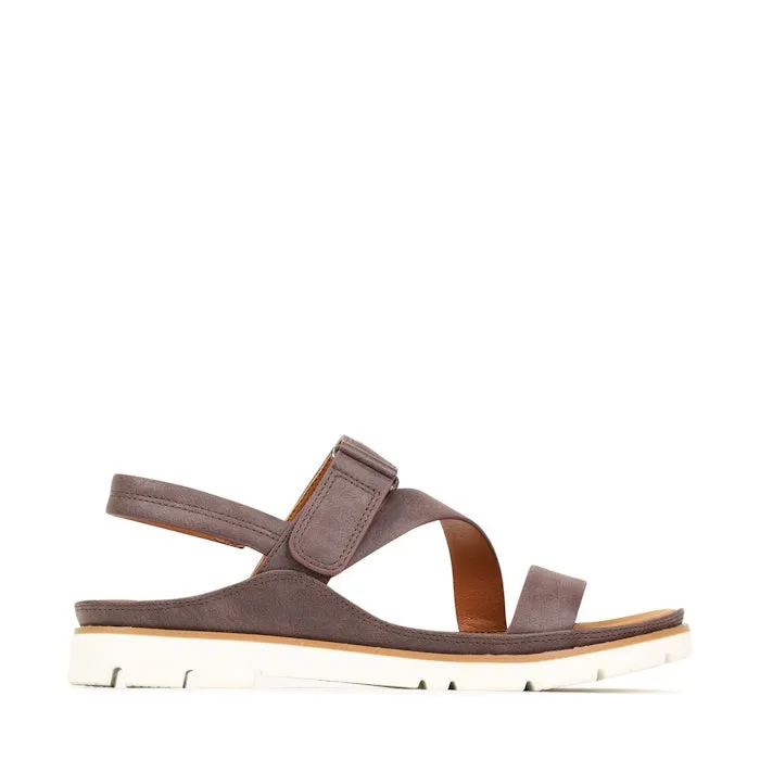 Los Cabos Ashli Sandal With Back Strap Mocha