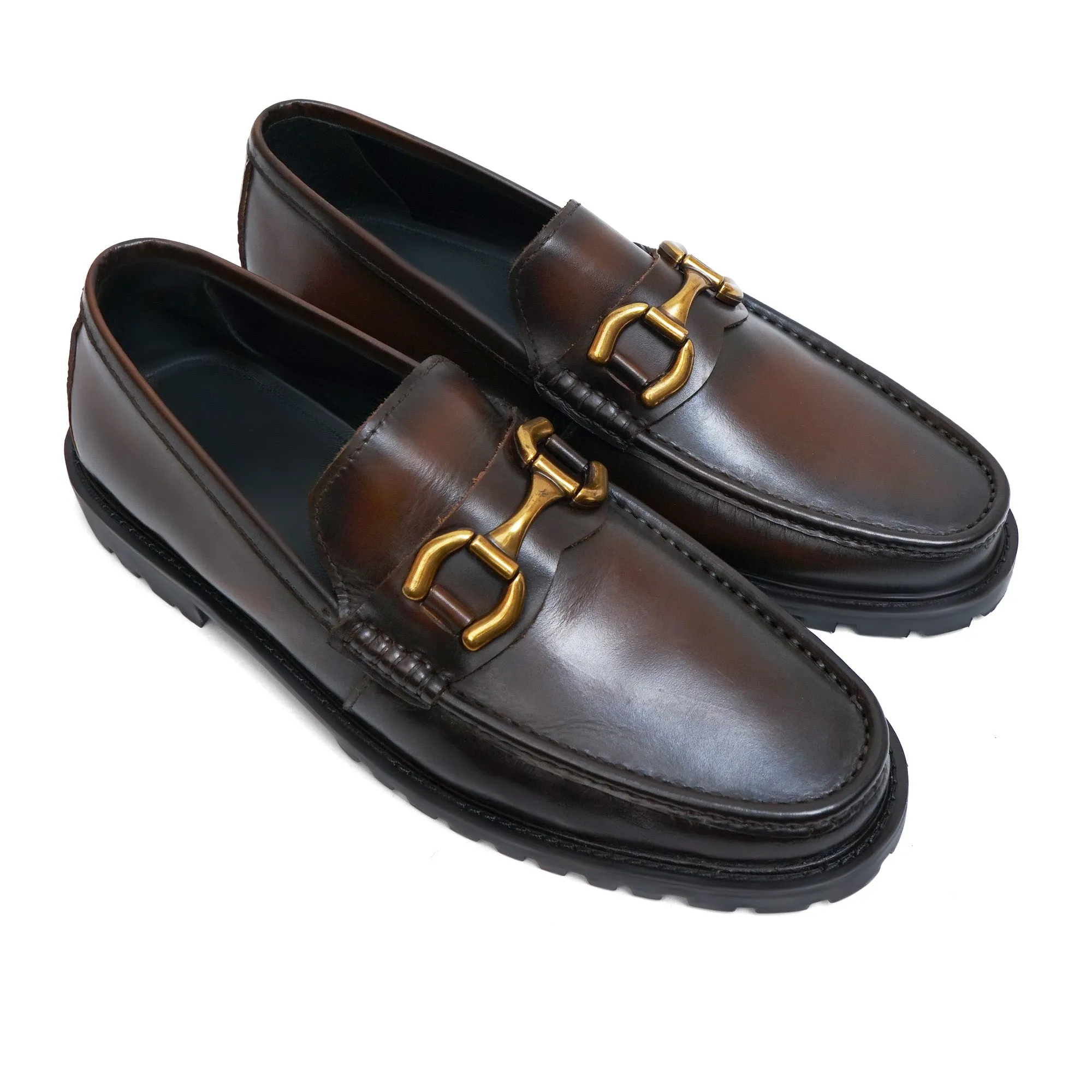 LS PURE LEATHER Zenith CHUNKY LOAFERS LS-553