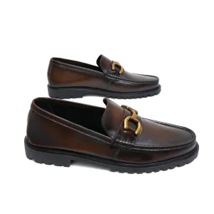 LS PURE LEATHER Zenith CHUNKY LOAFERS LS-553