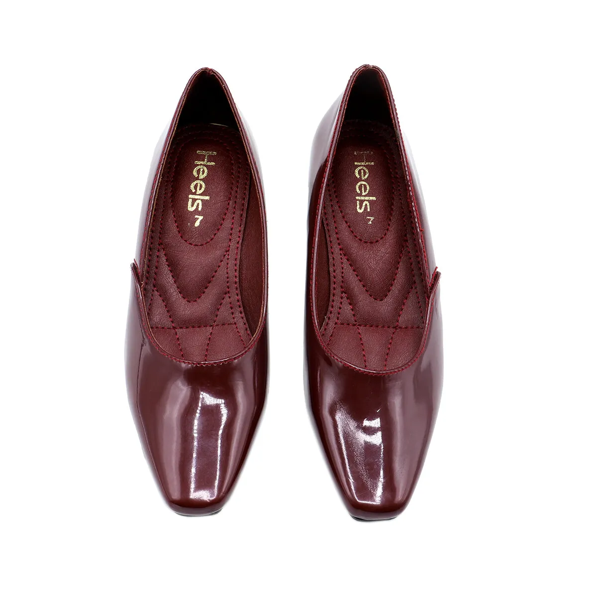 Maroon Formal Court Shoes L00850006