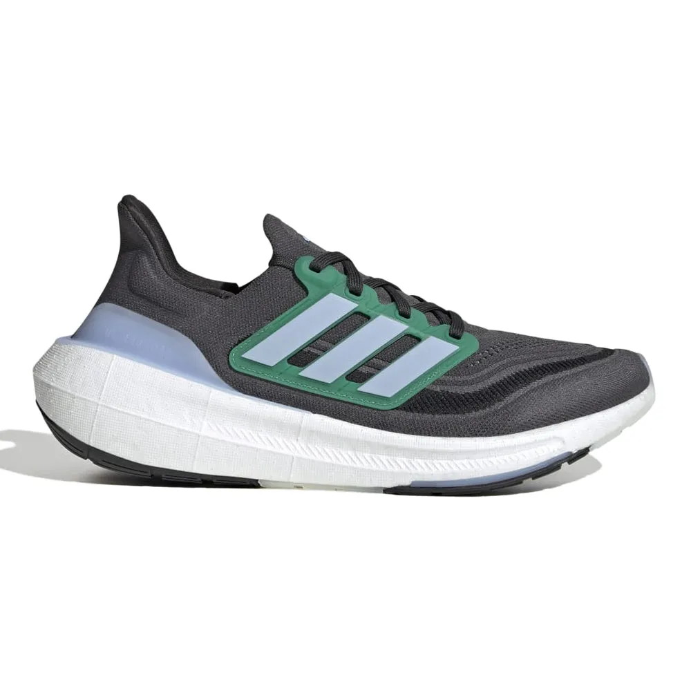 Men's Adidas Ultraboost Light, Carbon/Blue Dawn/Court Green, 11 D Medium