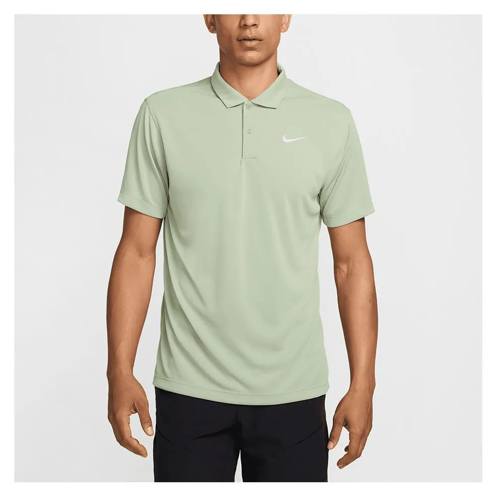 Mens Court Dri-FIT Solid Tennis Polo