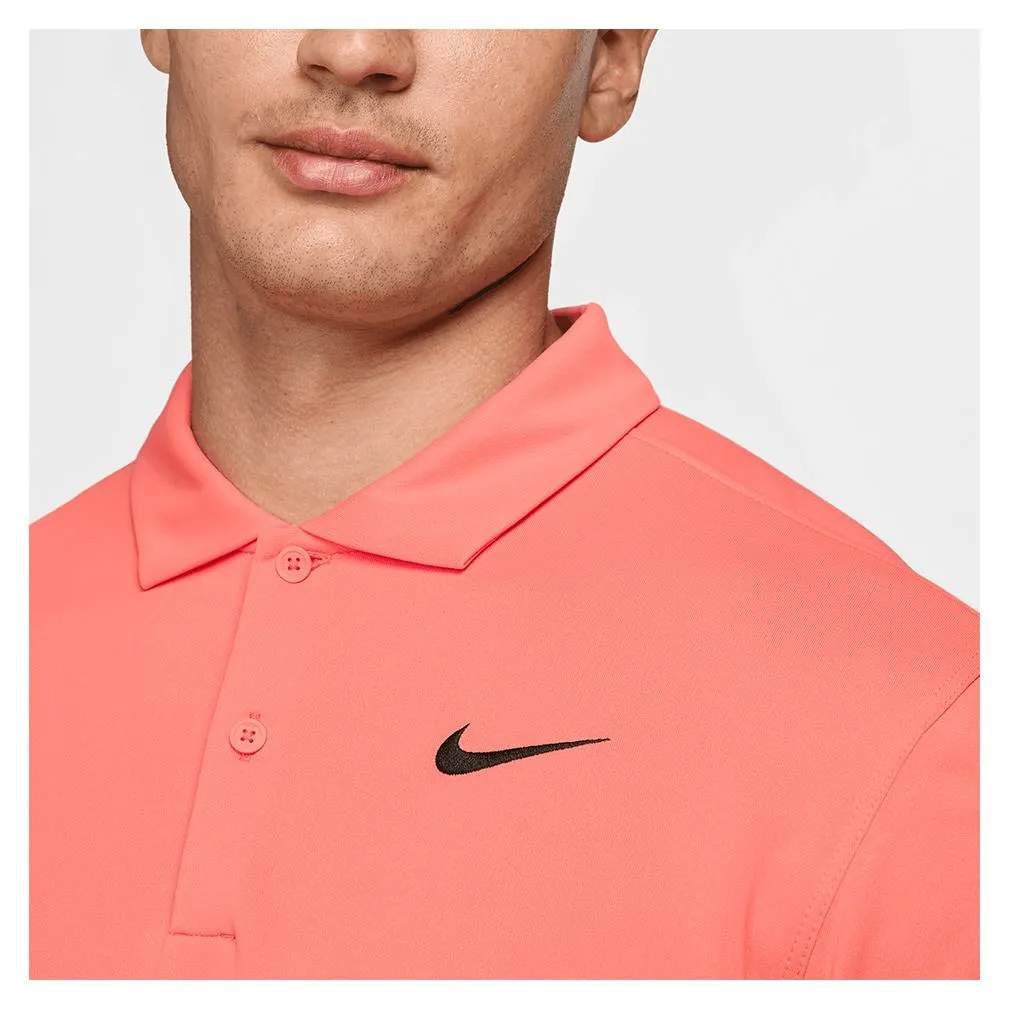 Mens Court Dri-FIT Solid Tennis Polo