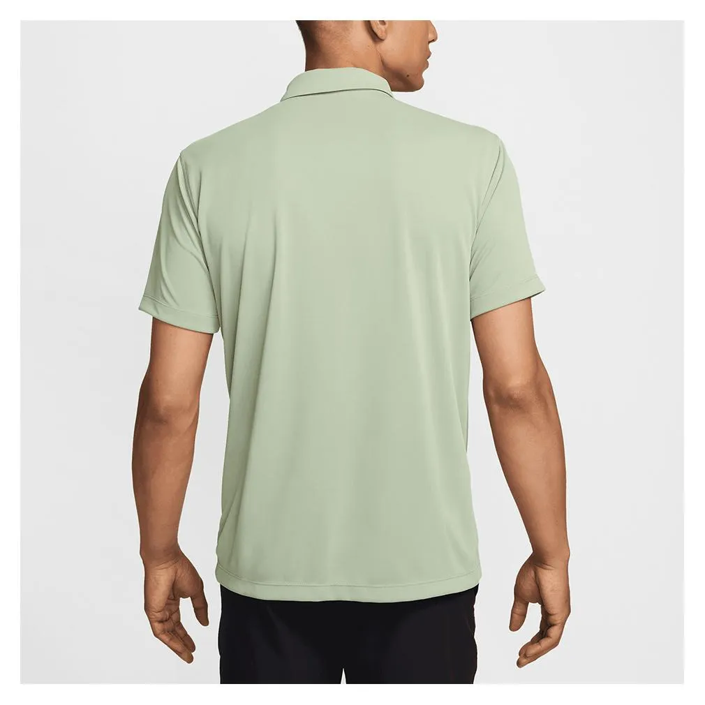 Mens Court Dri-FIT Solid Tennis Polo