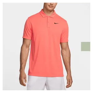 Mens Court Dri-FIT Solid Tennis Polo