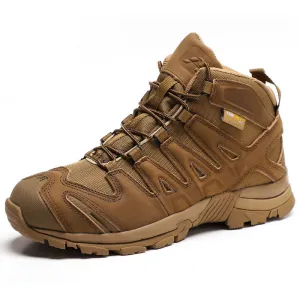 Men's low cut tactical boots Durable lace-up desert boots training shoes