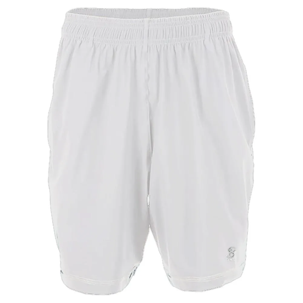 Men's SB Sport Game 9 Inch Tennis Short White