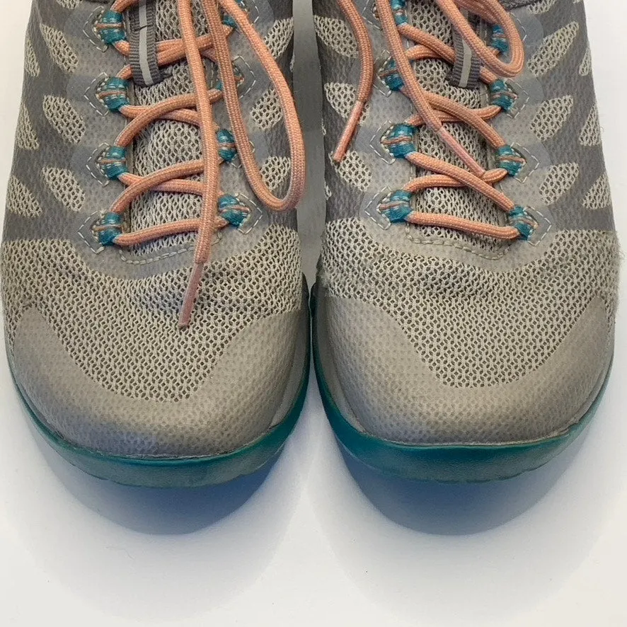 MERRELL Women's Gray Antora 2 Trail Gore-Tex Lace-Up Running Sneakers SZ 8.5