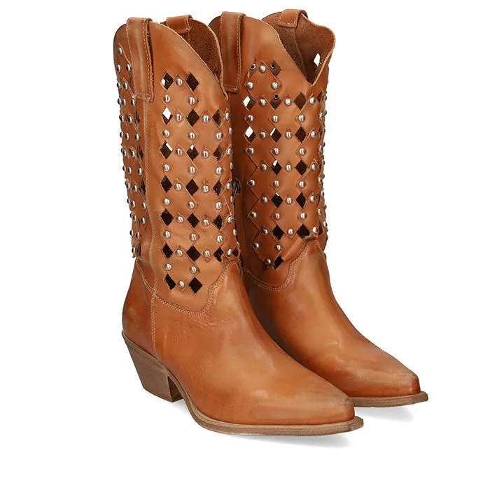 METISSE TB763 BROWN BOOTS