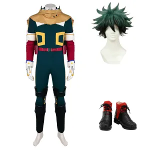 Midoriya Izuku Jumpsuit Outfits Party Carnival Halloween Cosplay Costume