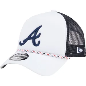 MLB Atlanta Braves New Era Court Sport 9FORTY A-Frame Adjustable Hat