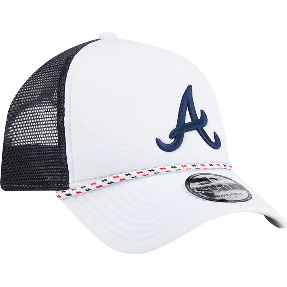 MLB Atlanta Braves New Era Court Sport 9FORTY A-Frame Adjustable Hat