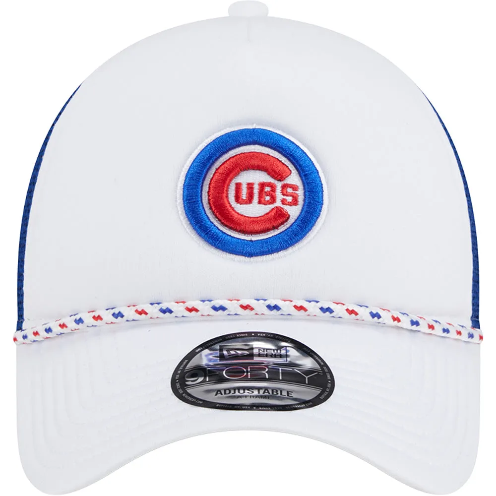 MLB Chicago Cubs New Era Court Sport 9FORTY A-Frame Adjustable Hat